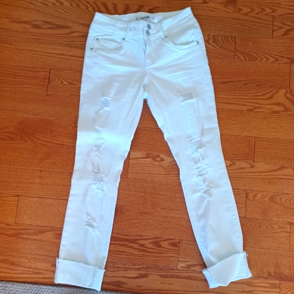 Refuge White Jeans